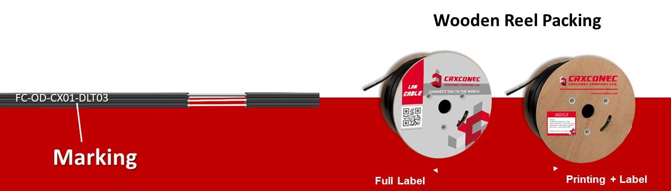 स्व-सहायक ड्रॉप केबल OEM उपलब्धता